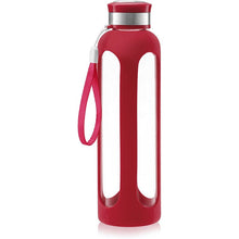 Load image into Gallery viewer, SWIG SAVVY Glass Water Bottle With Protective Silicone Sleeve &amp; Leak Proof Lid