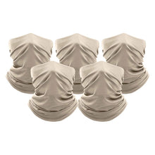 Load image into Gallery viewer, Unisex Moisture Wicking Gaiter Face Neck Bandanna - 5 Pack