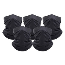 Load image into Gallery viewer, Unisex Moisture Wicking Gaiter Face Neck Bandanna - 5 Pack