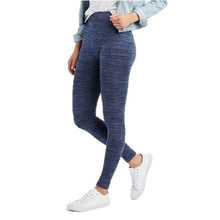 Load image into Gallery viewer, Womens High-Waisted Fleece Lined Marled Leggings