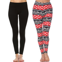 Load image into Gallery viewer, Women&#39;s Everyday Leggings by Whitemark - 2 Pack