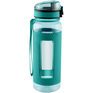 Swig Savvy Sports Water Bottle with Silicone Sleeve  Wide Mouth Leak Proof - 25oz