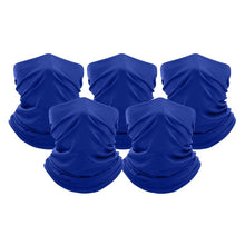 Load image into Gallery viewer, Unisex Moisture Wicking Gaiter Face Neck Bandanna - 5 Pack