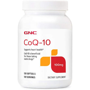 GNC CoQ-10 100mg  120 Softgels  Supports Heart Health