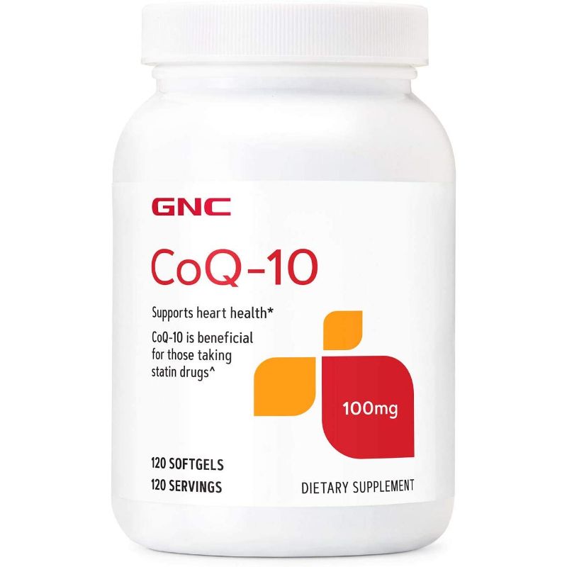 GNC CoQ-10 100mg  120 Softgels  Supports Heart Health