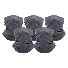 Load image into Gallery viewer, Unisex Moisture Wicking Gaiter Face Neck Bandanna - 5 Pack