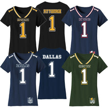 Load image into Gallery viewer, Women&#39;s Football Team Jersey T-Shirts