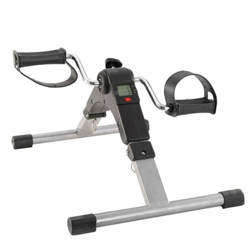 Foldable Exercise Bike with Mini Pedals and LCD Display