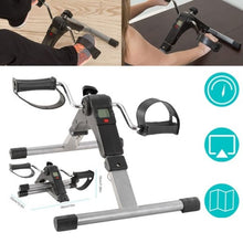 Load image into Gallery viewer, Foldable Exercise Bike with Mini Pedals and LCD Display