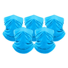 Load image into Gallery viewer, Unisex Moisture Wicking Gaiter Face Neck Bandanna - 5 Pack