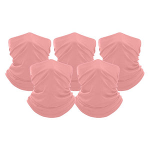 Unisex Moisture Wicking Gaiter Face Neck Bandanna - 5 Pack