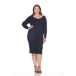 Women's Plus Size Destiny Sweater Dress by Whitemark