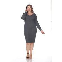 Load image into Gallery viewer, Women&#39;s Plus Size Destiny Sweater Dress by Whitemark