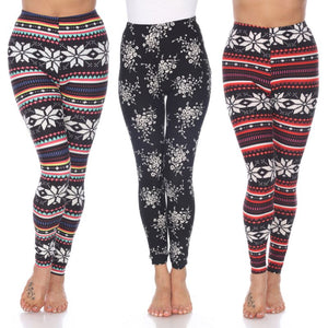 Whitemark Designed Leggings - 3 Pack