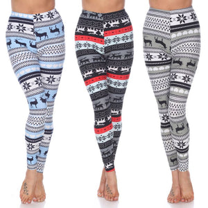 Whitemark Designed Leggings - 3 Pack