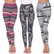 Load image into Gallery viewer, Whitemark Designed Leggings - 3 Pack