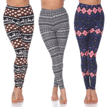 Load image into Gallery viewer, Whitemark Designed Leggings - 3 Pack