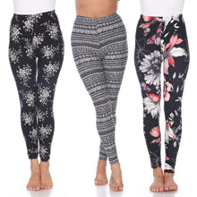 Load image into Gallery viewer, Whitemark Designed Leggings - 3 Pack