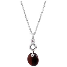 Load image into Gallery viewer, Fossil Trendy Two Tone Black or White with Silver Necklaces - 16&quot;