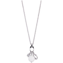 Load image into Gallery viewer, Fossil Trendy Two Tone Black or White with Silver Necklaces - 16&quot;