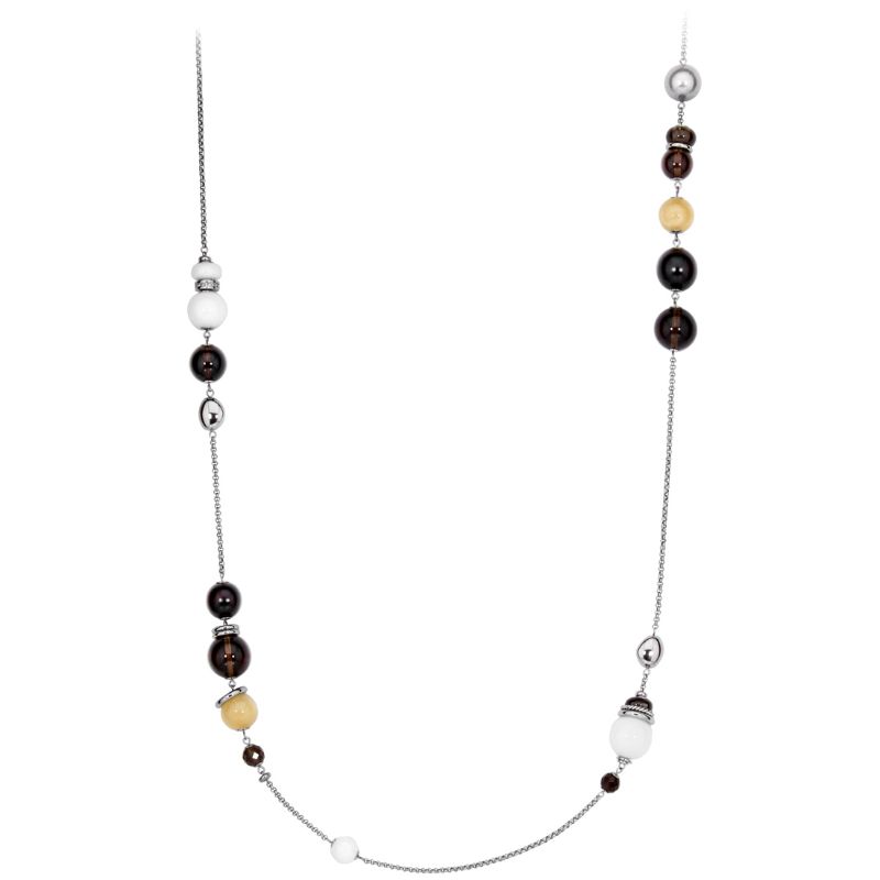 Fossil Ebony Multi-Color Necklace JF85350040 - 38