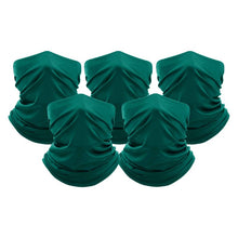 Load image into Gallery viewer, Unisex Moisture Wicking Gaiter Face Neck Bandanna - 5 Pack