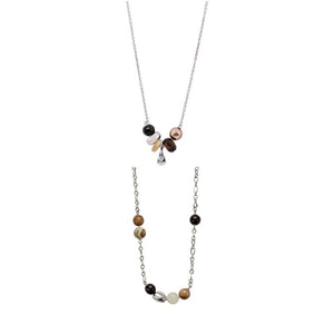 Fossil Trendy Multi-Color Neutrals Necklaces - 16" or 19"