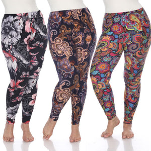 Whitemark Designed Leggings - 3 Pack