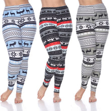 Load image into Gallery viewer, Whitemark Designed Leggings - 3 Pack