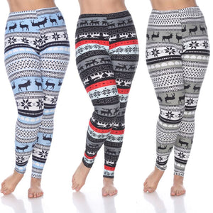 Whitemark Designed Leggings - 3 Pack