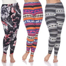 Load image into Gallery viewer, Whitemark Designed Leggings - 3 Pack