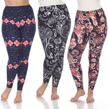 Load image into Gallery viewer, Whitemark Designed Leggings - 3 Pack