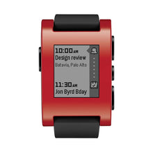 Load image into Gallery viewer, Pebble Smart Watch for iPhone and Android Devices (Red)