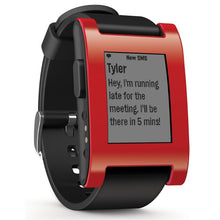 Load image into Gallery viewer, Pebble Smart Watch for iPhone and Android Devices (Red)