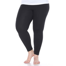 Load image into Gallery viewer, Women&#39;s Plus Size Super-Stretch Solid Leggings by Whitemark