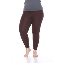 Load image into Gallery viewer, Women&#39;s Plus Size Super-Stretch Solid Leggings by Whitemark