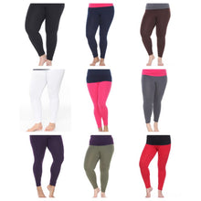 Load image into Gallery viewer, Women&#39;s Plus Size Super-Stretch Solid Leggings by Whitemark