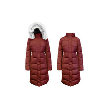 Load image into Gallery viewer, Women&#39;s Long Heavyweight Parka Jacket With Faux Fur Hood