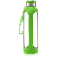 Load image into Gallery viewer, SWIG SAVVY Glass Water Bottle With Protective Silicone Sleeve &amp; Leak Proof Lid